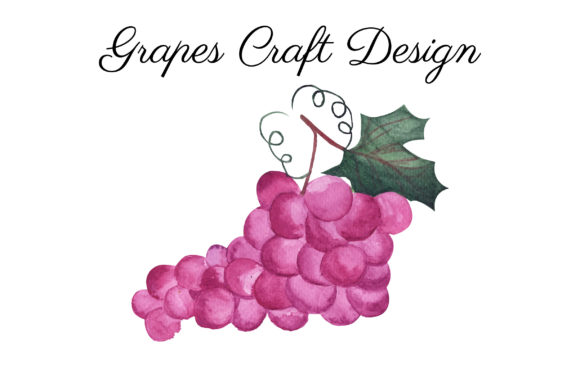 Download Watercolor Grapes, Hand Painted Art - Hand painted Collection
