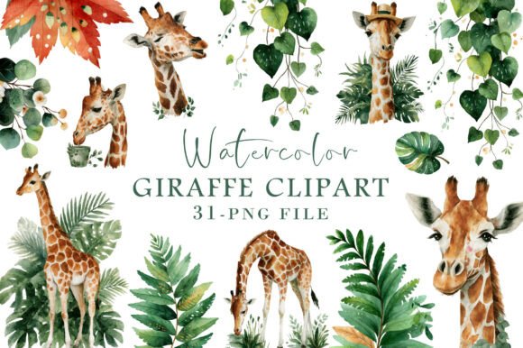 Download Watercolor Giraffe Clipart - Giraffe clipart Collection