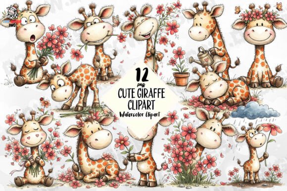 Download Cute Giraffe Clipart PNG - Giraffe clipart Collection