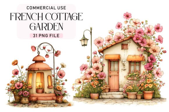 Download French Cottage Garden Clipart - Premium Resources